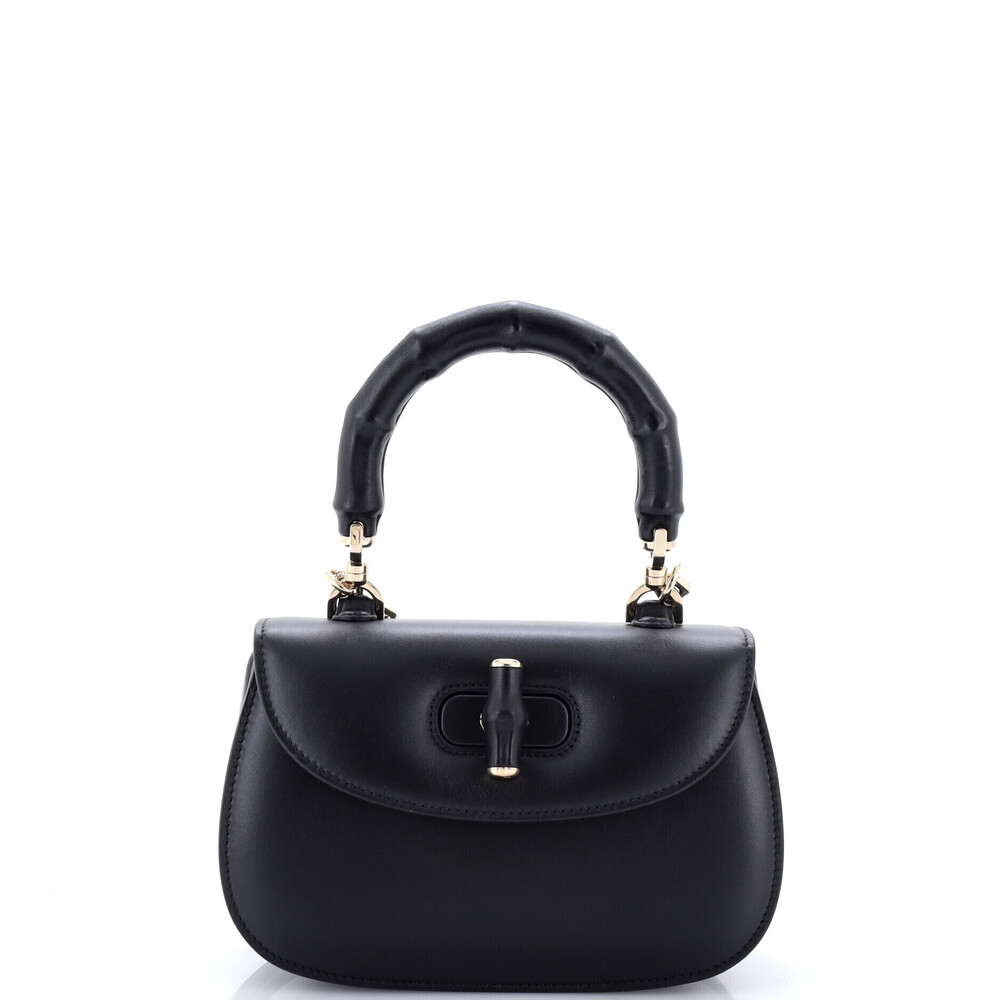 Gucci Small Bamboo 1947 Top Handle Bag Leather